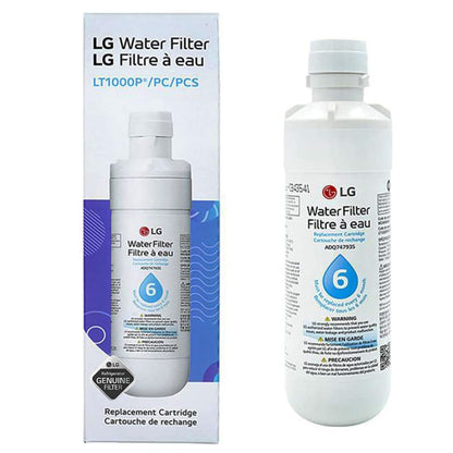 LG LT1000P Refrigerator Water Filter Replacement, ADQ747935, ADQ74793501, 200 Gallon, White