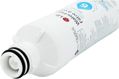 LG LT1000P Refrigerator Water Filter Replacement, ADQ747935, ADQ74793501, 200 Gallon, White
