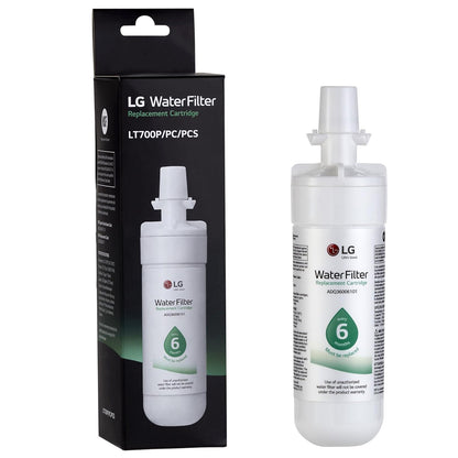 LG LT700P Refrigerator Water Filter Replacement, ADQ36006101, ADQ36006113, ADQ75795103, or AGF80300702, 200 Gallon Capacity, White