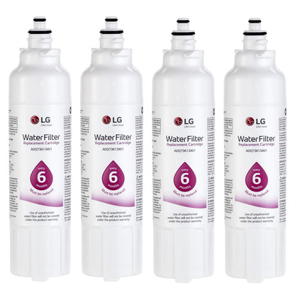 LG LT800P Refrigerator Water Filter Replacement, ADQ73613401, ADQ73613408, or ADQ75795104, 200 Gallon Capacity, White