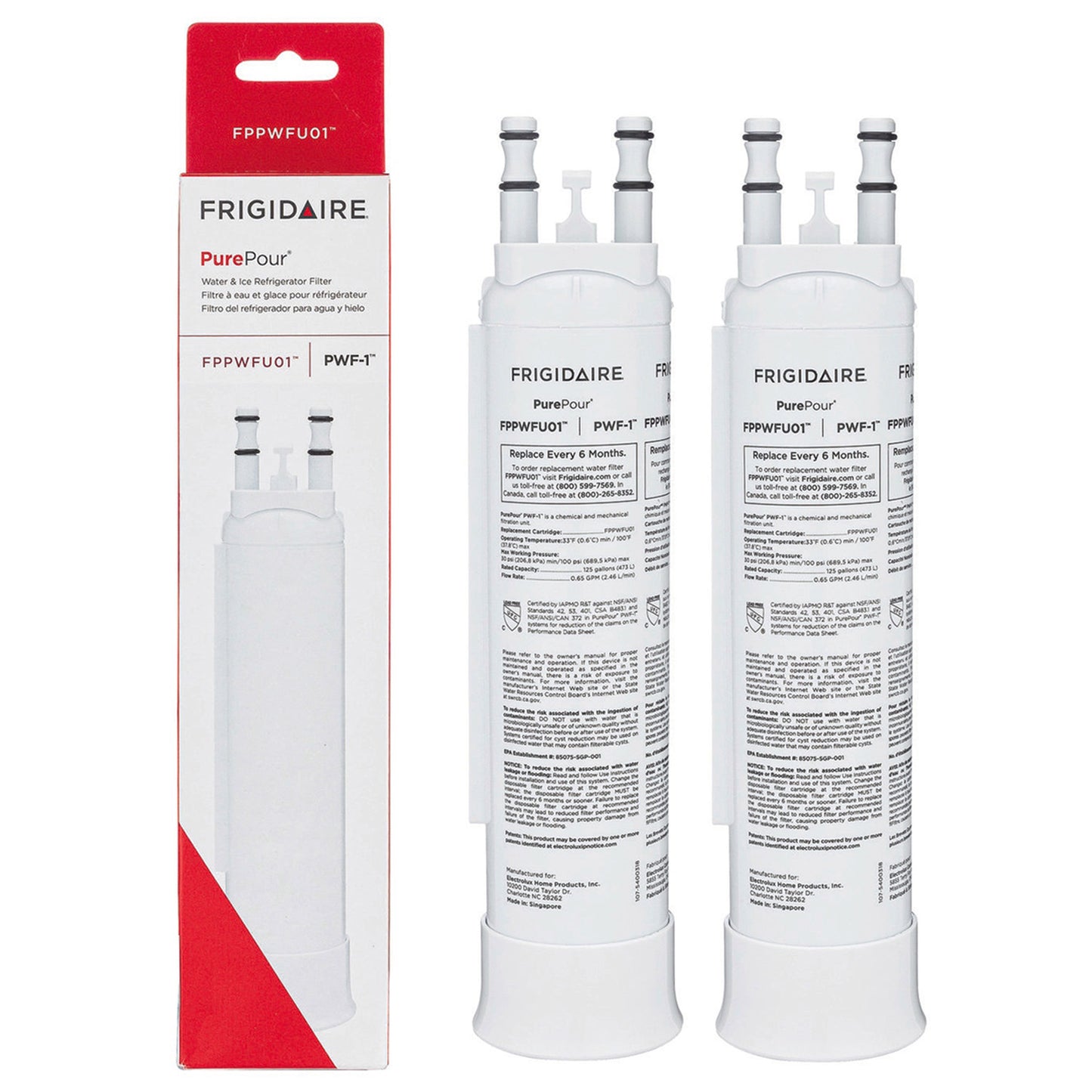 FPPWFU01 PurePour PWF-1 Refrigerator Water Filter