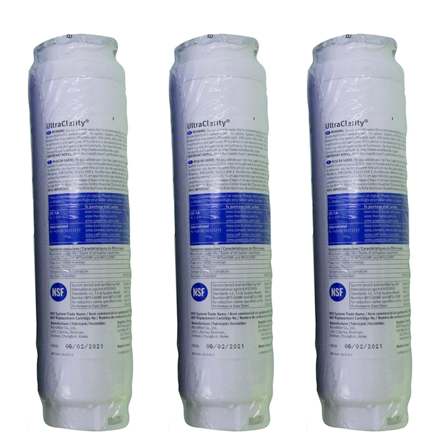 UltraClarity Water Filter (BORPLFTR10, BORPLFTR30, RA450010, REPLFLTR10, REPLFLTR30)