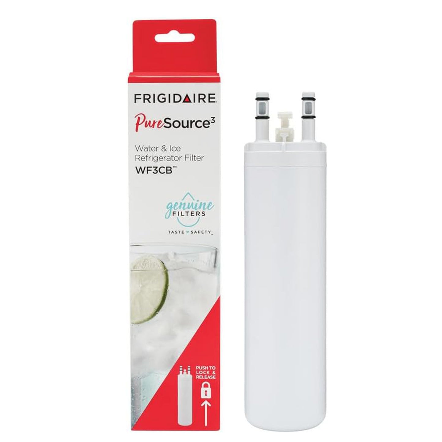 WF3CB Puresource3 Refrigerator Water Filter, White